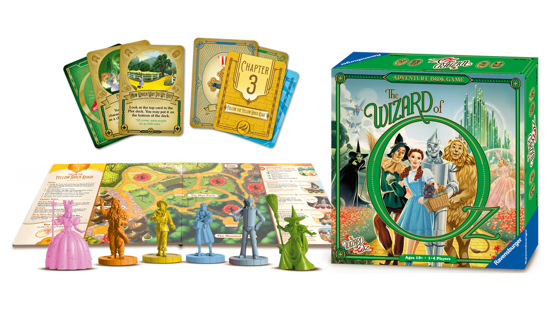 The Wizard of OZ board game will challenge your courage, brains and